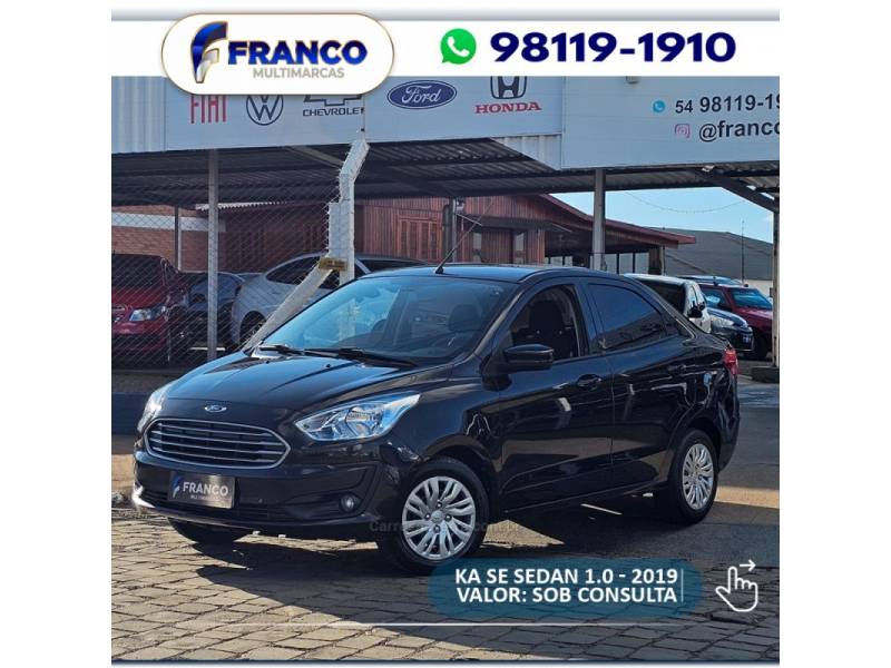 FORD - KA - 2018/2019 - Preta - Sob Consulta