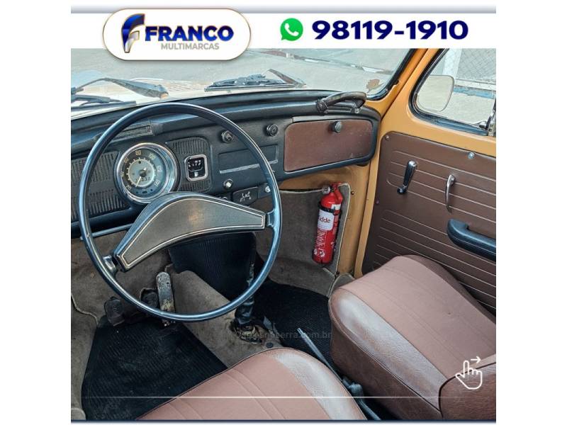 VOLKSWAGEN - FUSCA - 1976/1976 - Bege - Sob Consulta