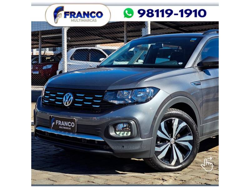 VOLKSWAGEN - T-CROSS - 2020/2021 - Cinza - Sob Consulta