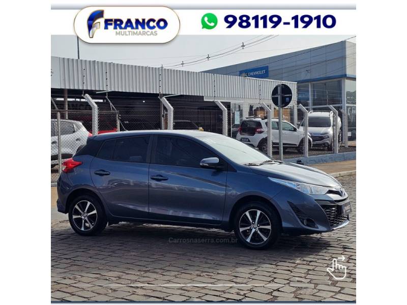 TOYOTA - YARIS - 2019/2019 - Azul - Sob Consulta