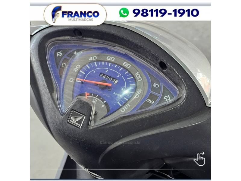 HONDA - BIZ 125 - 2012/2012 - Prata - Sob Consulta