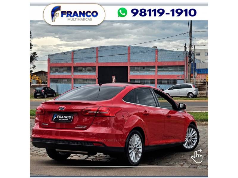 FORD - FOCUS - 2016/2016 - Vermelha - Sob Consulta