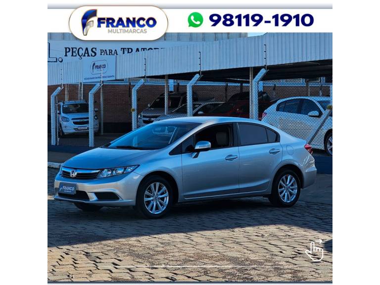 HONDA - CIVIC - 2012/2012 - Prata - Sob Consulta