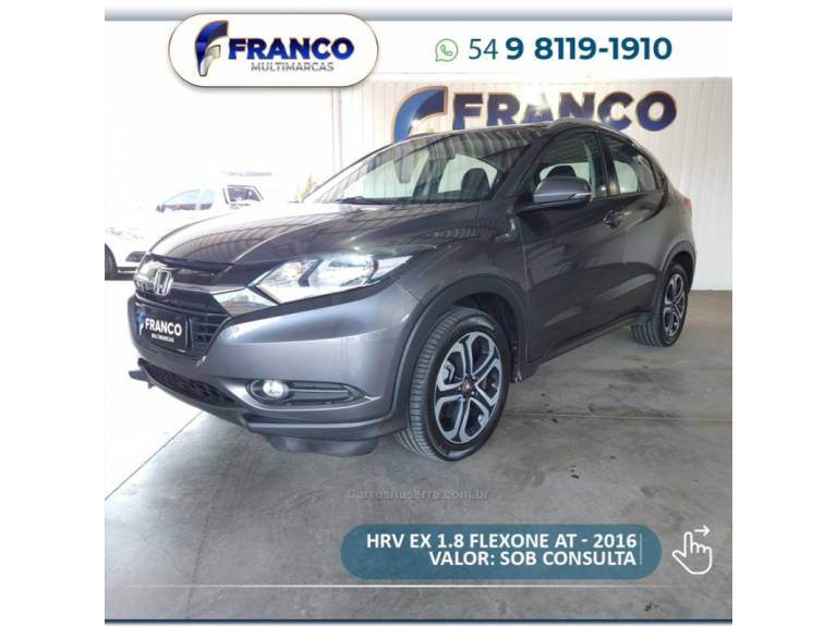 HONDA - HR-V - 2016/2016 - Cinza - Sob Consulta