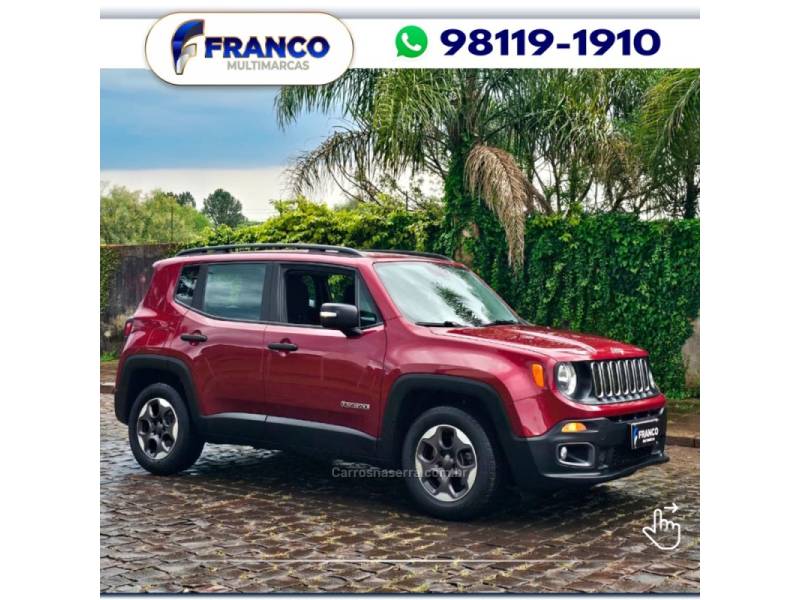 JEEP - RENEGADE - 2016/2017 - Vermelha - Sob Consulta