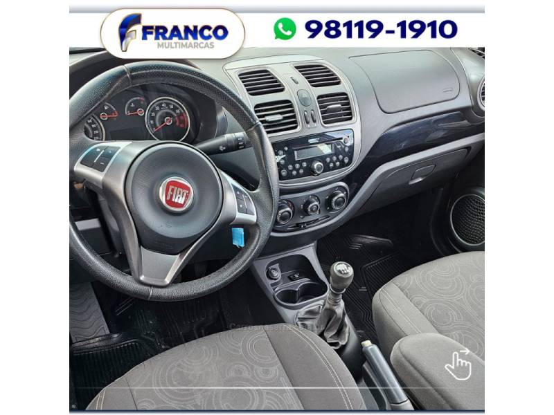 FIAT - GRAND SIENA - 2016/2017 - Branca - Sob Consulta