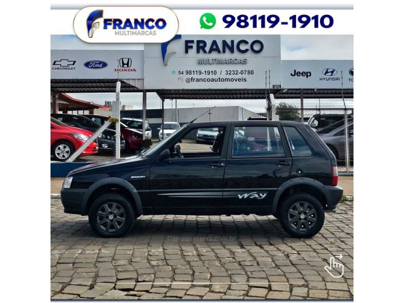 FIAT - UNO - 2010/2010 - Preta - Sob Consulta