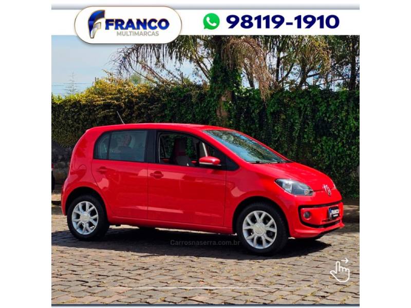 VOLKSWAGEN - UP - 2013/2014 - Vermelha - Sob Consulta