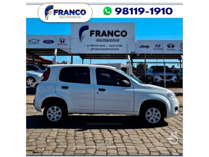 FIAT - UNO - 2014/2014 - Branca - Sob Consulta