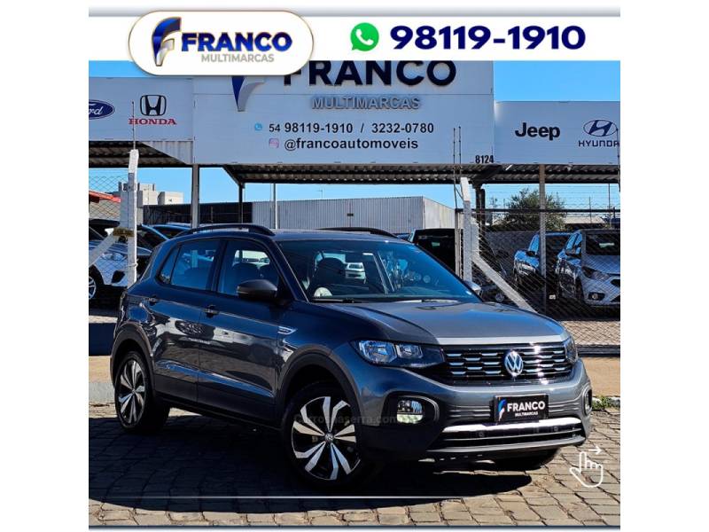 VOLKSWAGEN - T-CROSS - 2020/2021 - Cinza - Sob Consulta