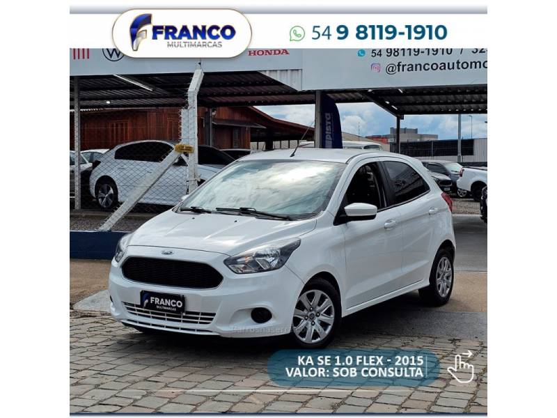 FORD - KA - 2015/2015 - Branca - Sob Consulta