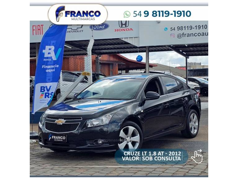 CHEVROLET - CRUZE - 2011/2012 - Preta - Sob Consulta