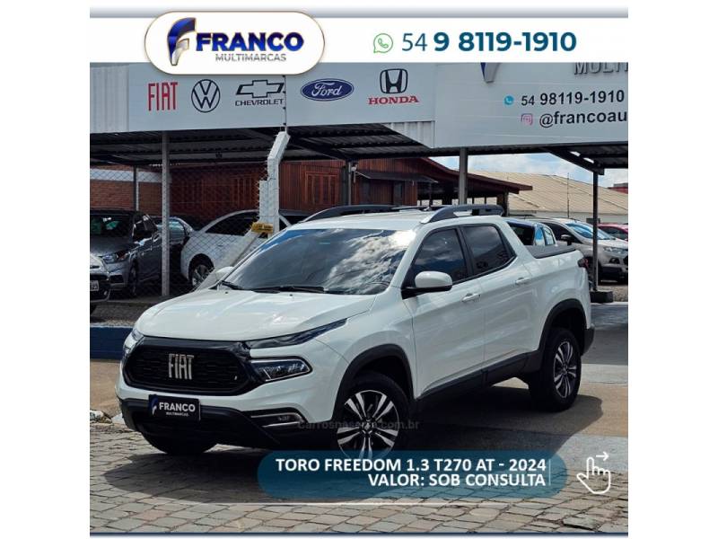 FIAT - TORO - 2023/2024 - Branca - Sob Consulta