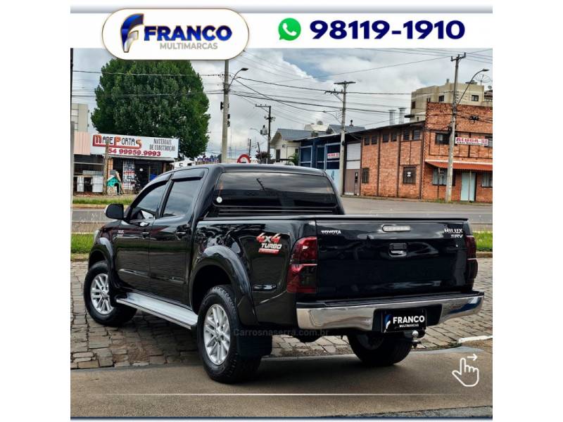 TOYOTA - HILUX - 2013/2013 - Preta - Sob Consulta