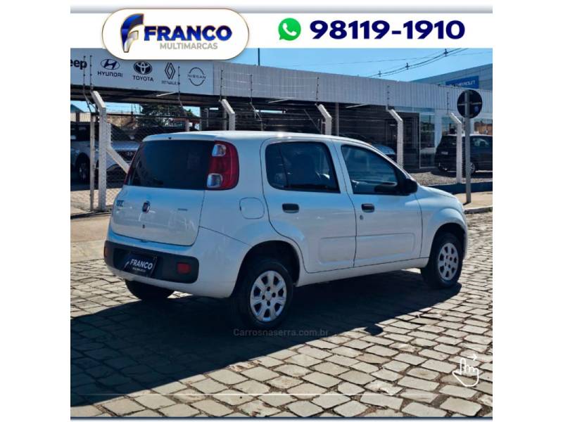 FIAT - UNO - 2014/2014 - Branca - Sob Consulta