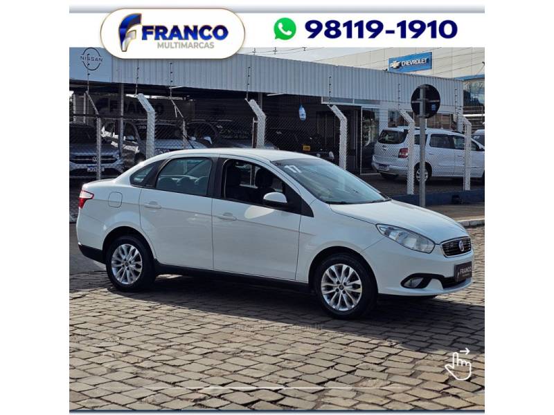 FIAT - GRAND SIENA - 2016/2017 - Branca - Sob Consulta