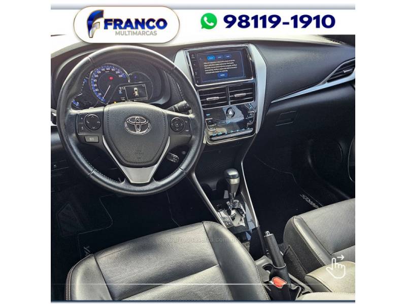 TOYOTA - YARIS - 2019/2019 - Azul - Sob Consulta