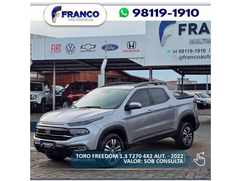 FIAT - TORO - 2021/2022 - Prata - Sob Consulta