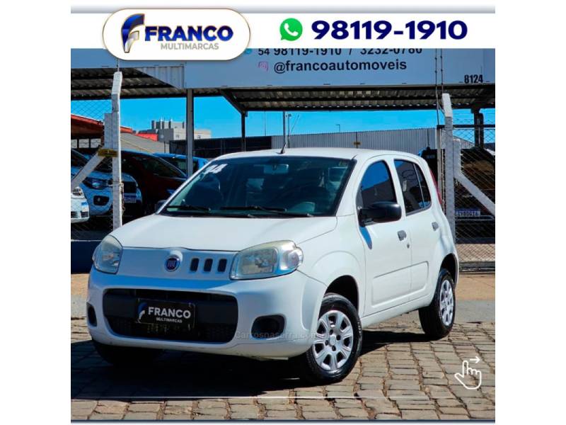 FIAT - UNO - 2014/2014 - Branca - Sob Consulta