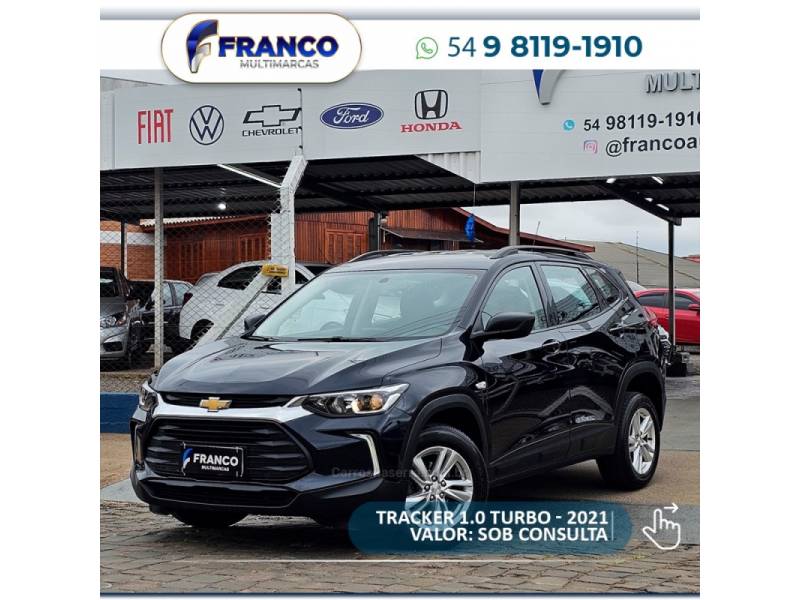 CHEVROLET - TRACKER - 2020/2021 - Azul - Sob Consulta