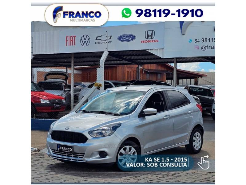 FORD - KA - 2014/2015 - Branca - Sob Consulta