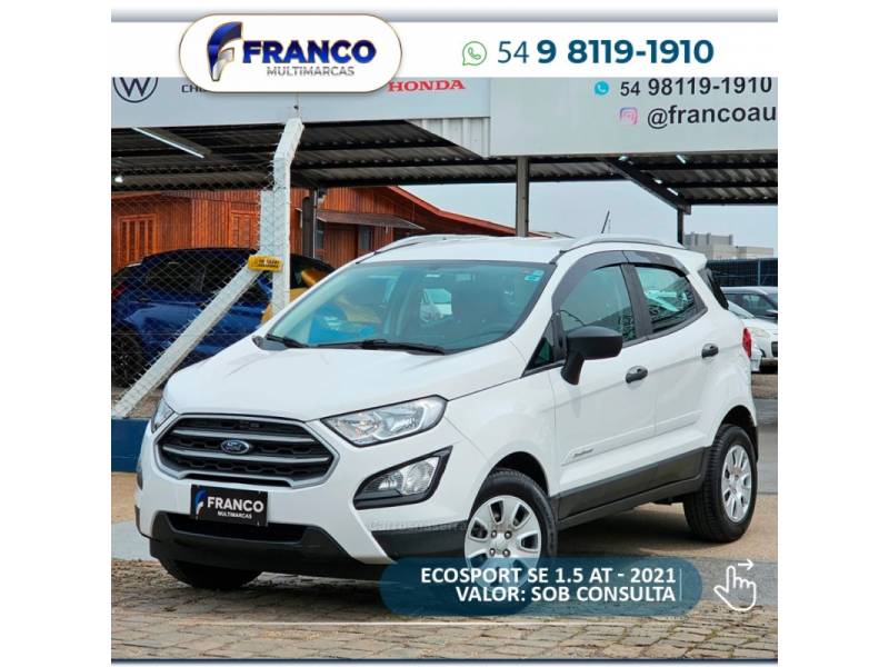 FORD - ECOSPORT - 2020/2021 - Branca - Sob Consulta