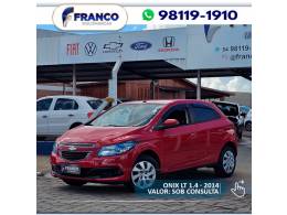 CHEVROLET - ONIX - 2013/2014 - Vermelha - Sob Consulta