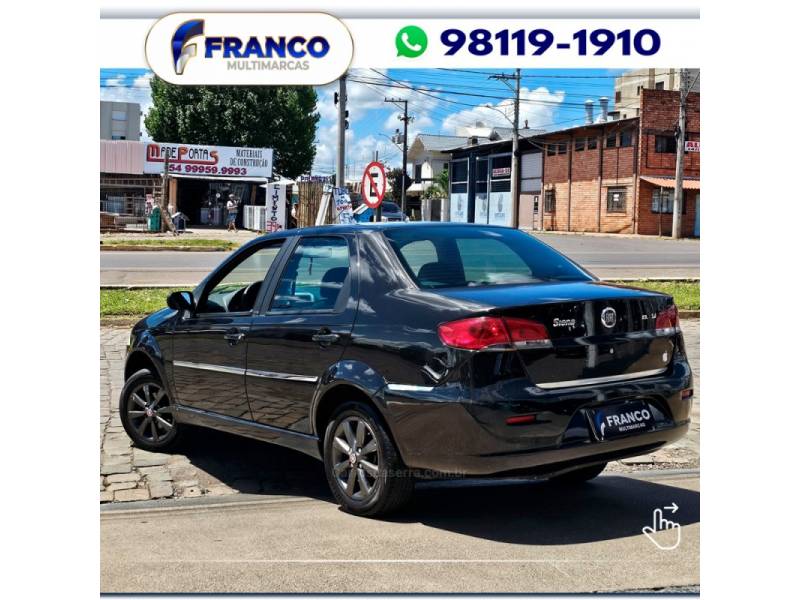 FIAT - SIENA - 2009/2009 - Preta - Sob Consulta