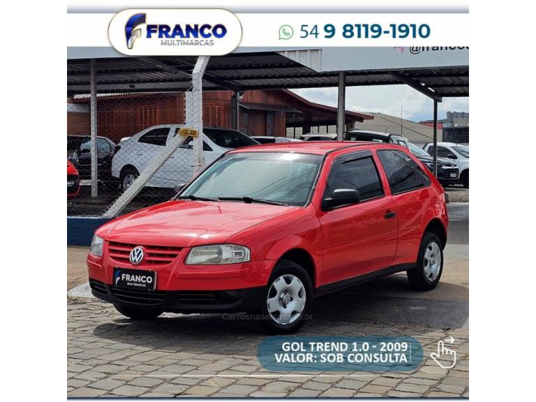 VOLKSWAGEN - GOL - 2008/2009 - Vermelha - Sob Consulta