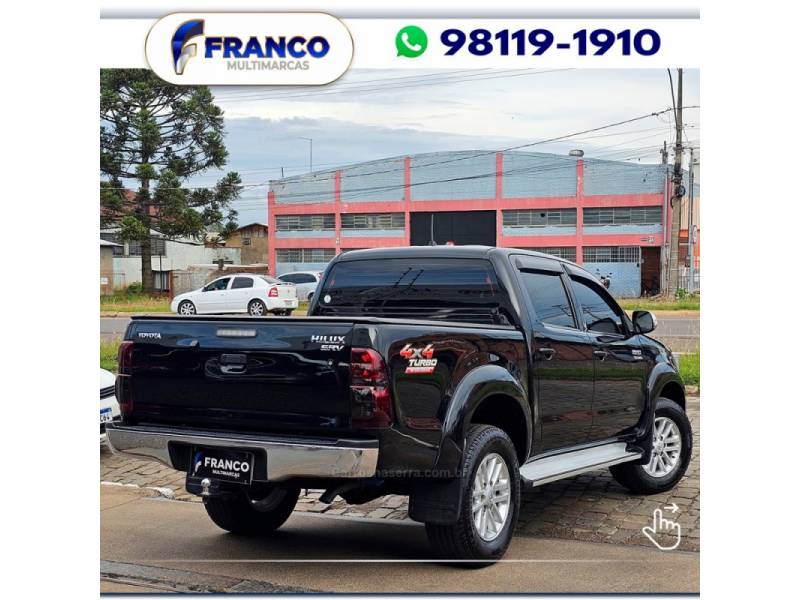 TOYOTA - HILUX - 2013/2013 - Preta - Sob Consulta