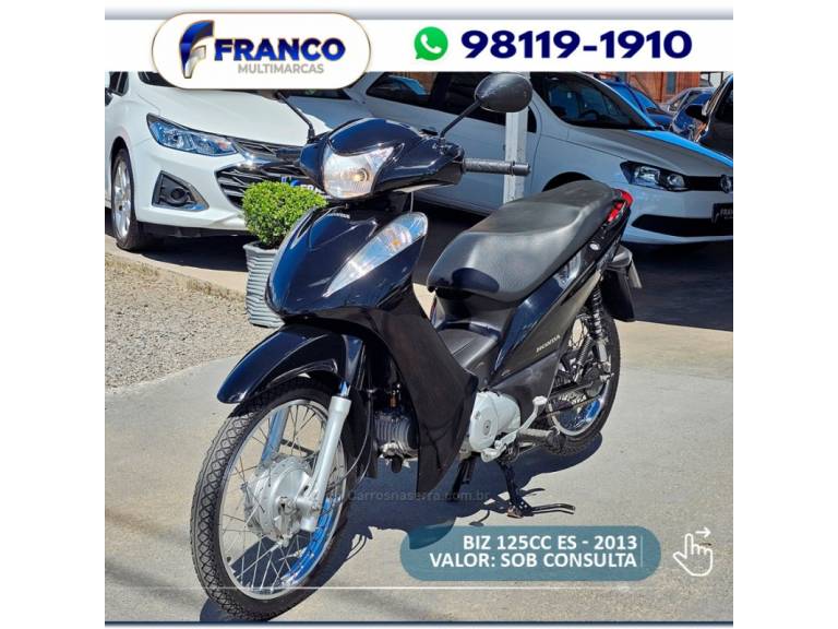 HONDA - BIZ 125 - 2013/2013 - Preta - Sob Consulta