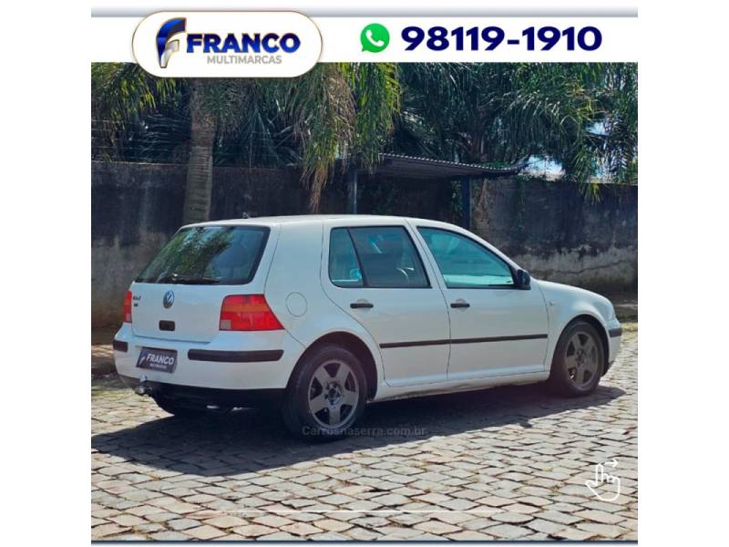 VOLKSWAGEN - GOLF - 2001/2002 - Branca - Sob Consulta
