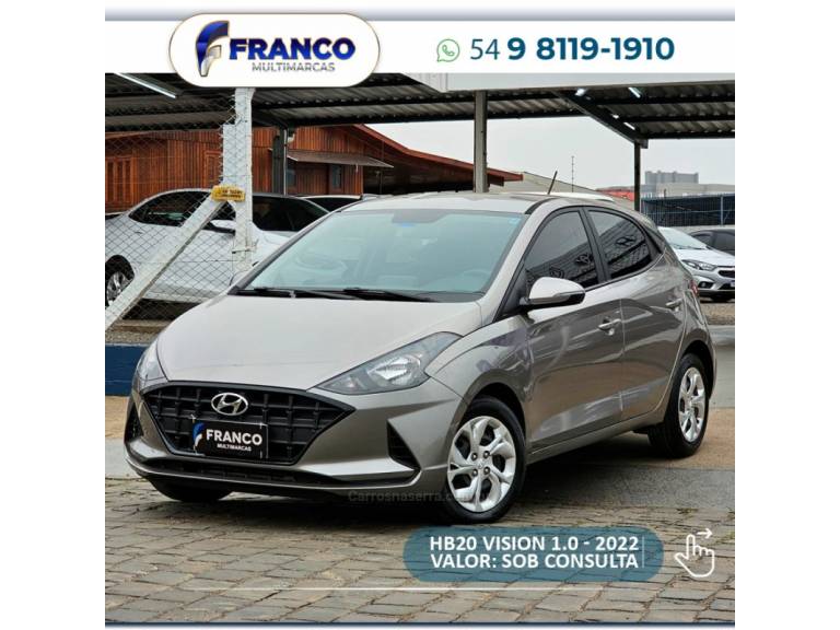 HYUNDAI - HB20 - 2021/2022 - Prata - Sob Consulta