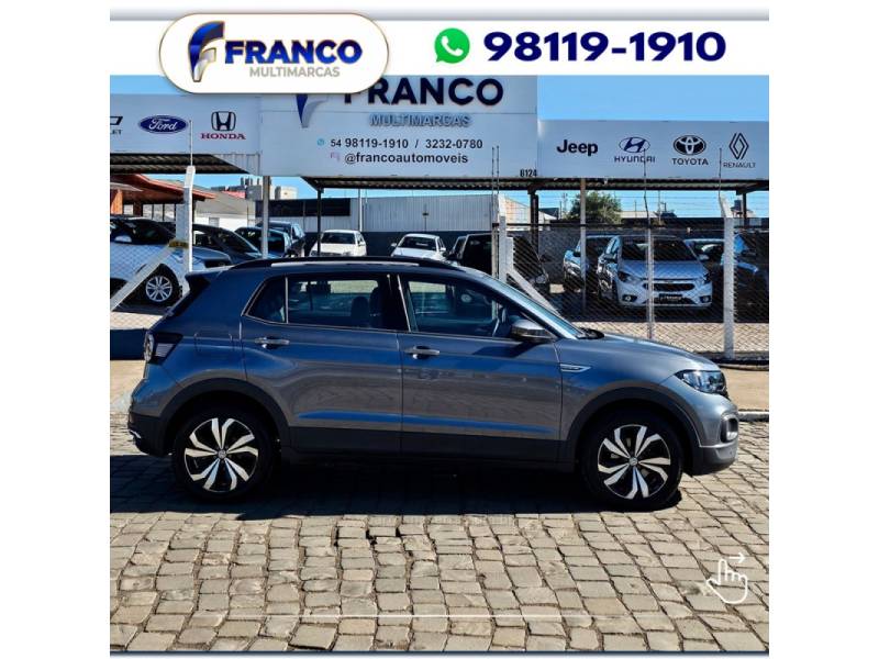 VOLKSWAGEN - T-CROSS - 2020/2021 - Cinza - Sob Consulta