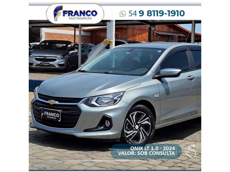 CHEVROLET - ONIX - 2023/2024 - Prata - Sob Consulta