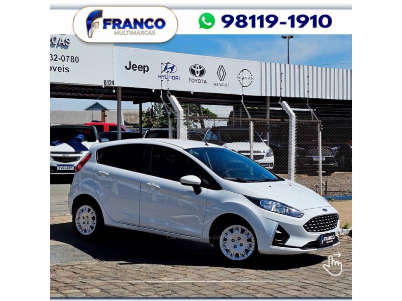 FORD - FIESTA - 2018/2019 - Branca - Sob Consulta