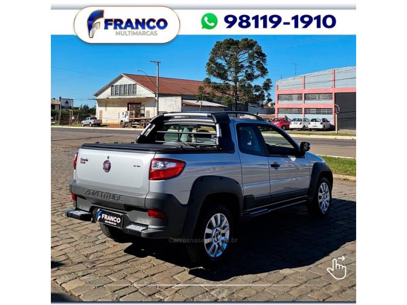FIAT - STRADA - 2014/2015 - Prata - Sob Consulta