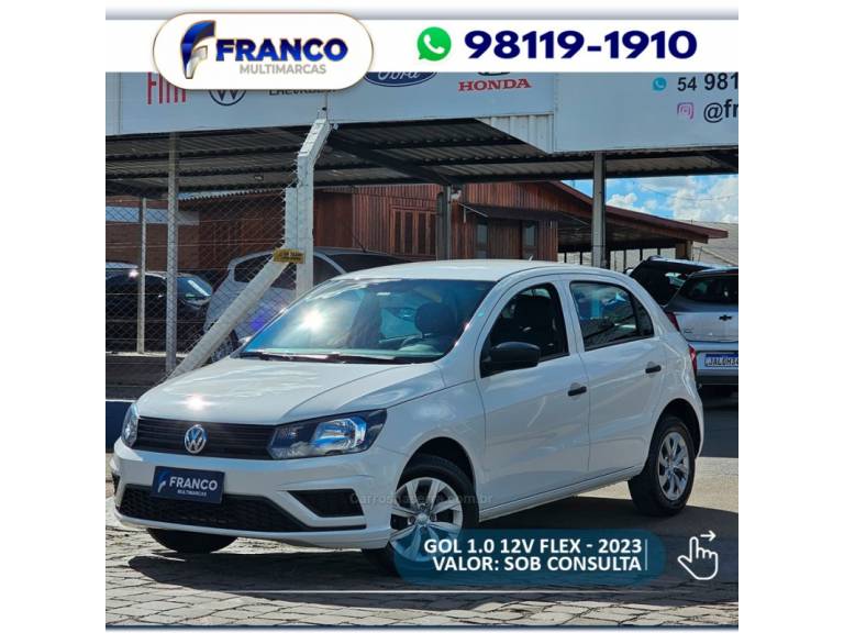 VOLKSWAGEN - GOL - 2022/2023 - Branca - Sob Consulta