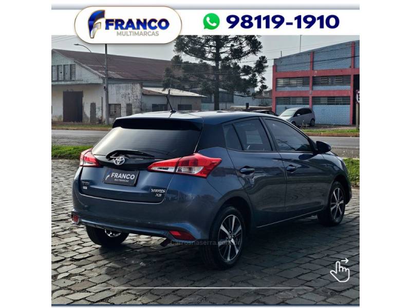 TOYOTA - YARIS - 2019/2019 - Azul - Sob Consulta