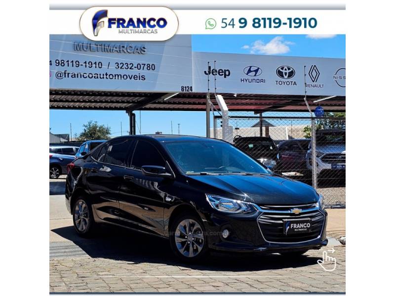 CHEVROLET - ONIX - 2021/2022 - Preta - Sob Consulta