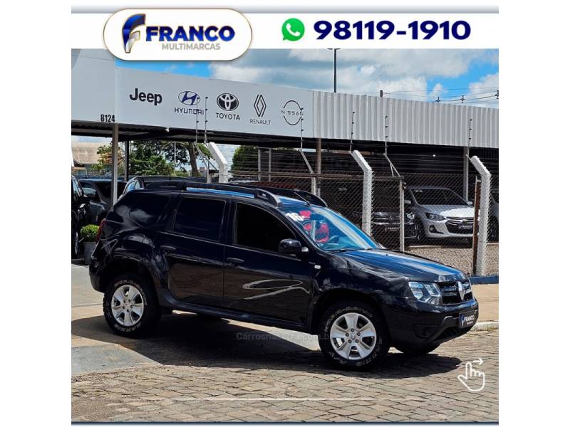 RENAULT - DUSTER - 2015/2016 - Preta - Sob Consulta