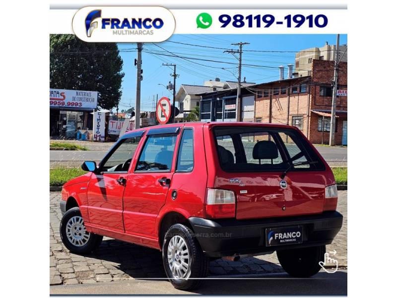 FIAT - UNO - 2008/2008 - Vermelha - Sob Consulta