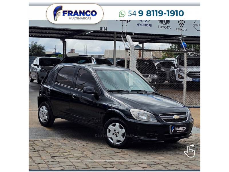 CHEVROLET - CELTA - 2014/2015 - Preta - Sob Consulta