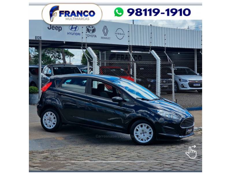 FORD - FIESTA - 2013/2014 - Preta - Sob Consulta