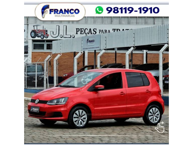 VOLKSWAGEN - FOX - 2014/2015 - Vermelha - Sob Consulta