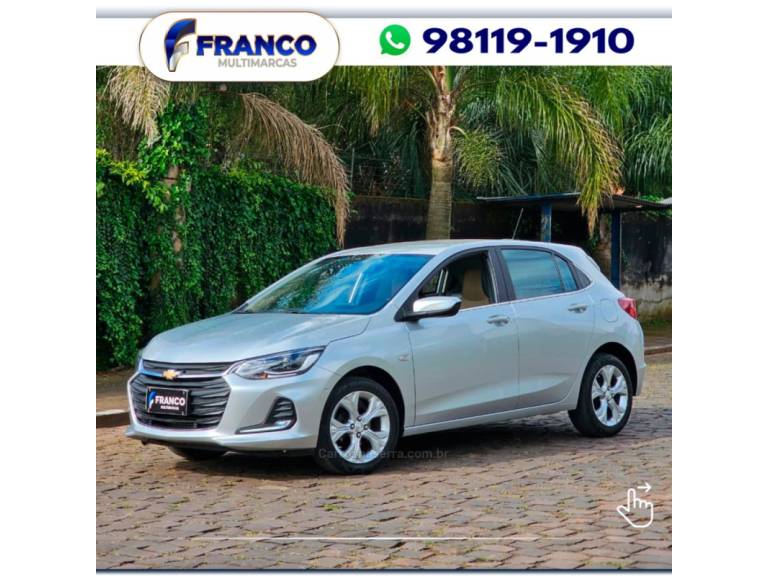 CHEVROLET - ONIX - 2021/2022 - Prata - Sob Consulta