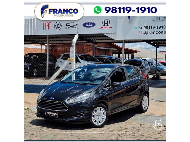 FORD - FIESTA - 2013/2014 - Preta - Sob Consulta