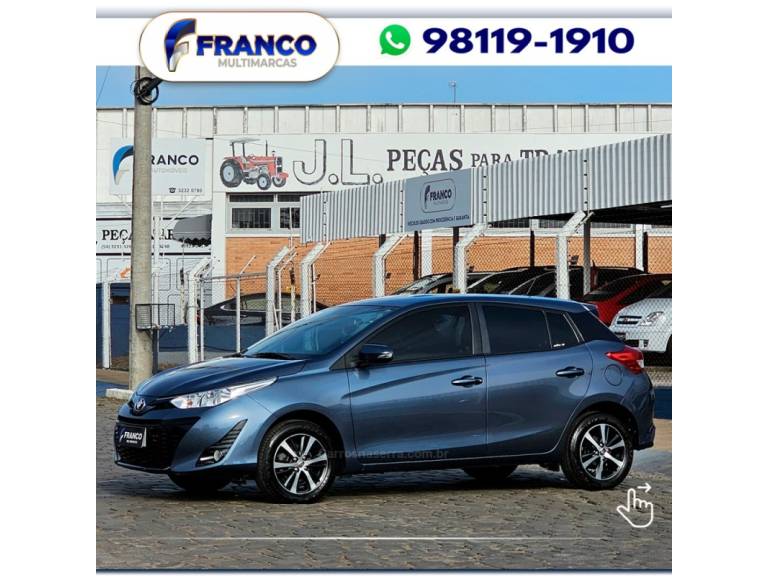 TOYOTA - YARIS - 2019/2019 - Azul - Sob Consulta