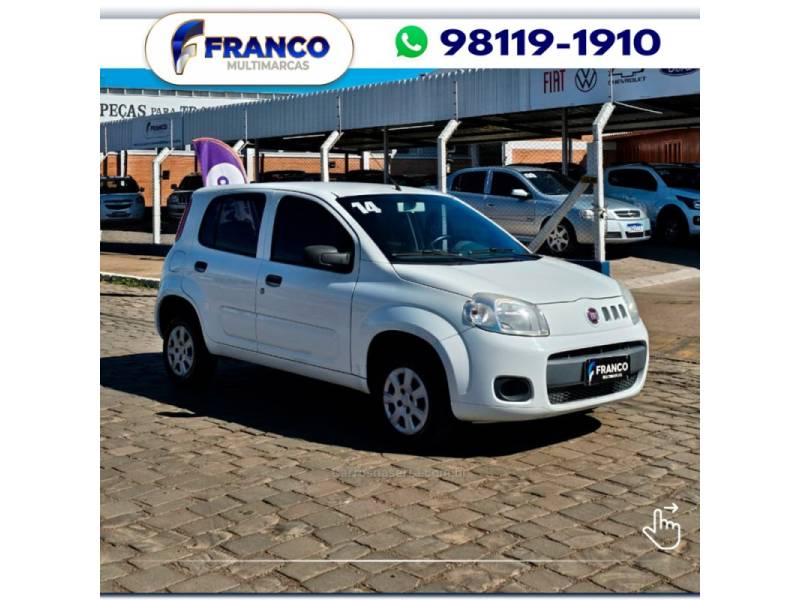 FIAT - UNO - 2014/2014 - Branca - Sob Consulta